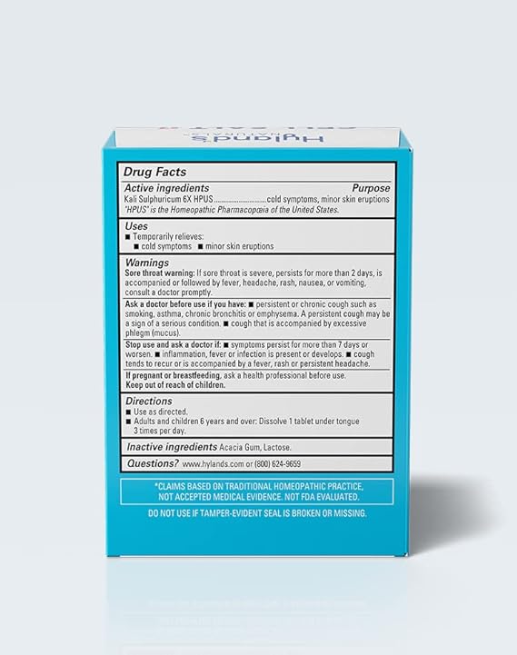 Hyland's #7 Kali Sulph. 6x