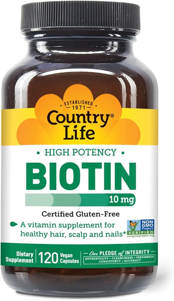Country Life BIOTIN 10MG 120 Vegicaps