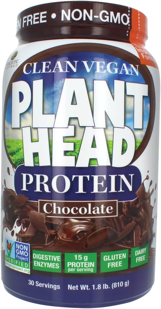 GENCEUTICS Plant Head Protein Chocolate 1.7 lbs