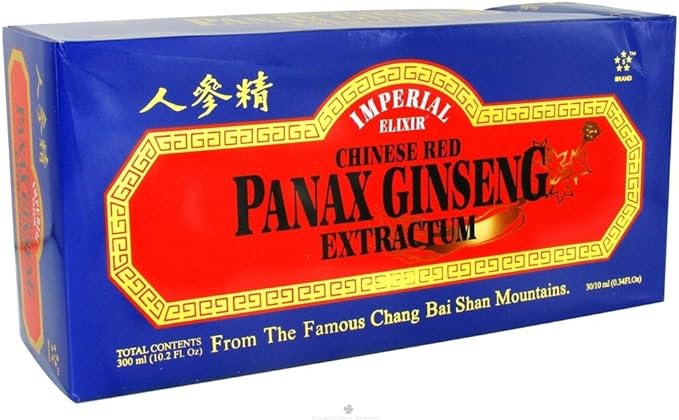 Imperial Elixir Chinese Red Panax Ginseng Extractum 0.34 Oz - 30 Ea