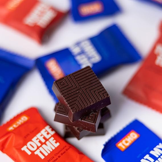 TCHO CHOCOLATE Toffee Time Singles .83 OZ