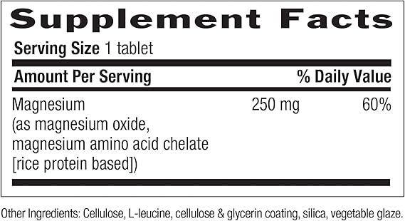 Country Life CHELATED MAGNESIUM 250MG 240 Tablet