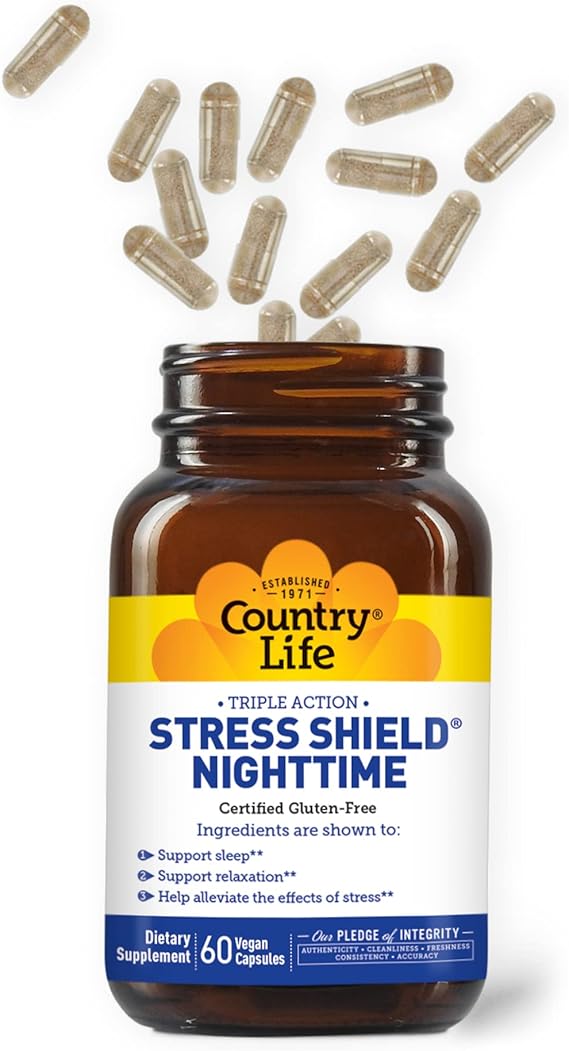 Country Life STRESS SHIELD NIGHTTIME 60 Capsule