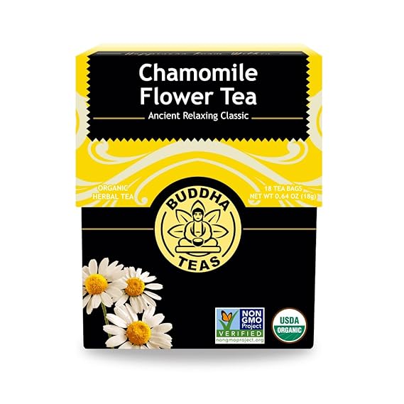 BUDDHA TEAS Organic Chamomile Tea 18 BAG