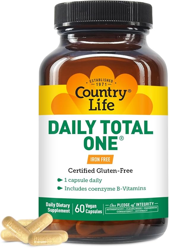 Country Life DAILY TOTAL ONE IRON FREE 60 Vegicaps
