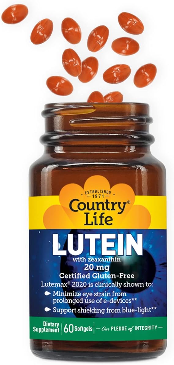 Country Life LUTEIN 20MG 60 Softgel