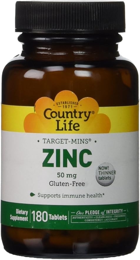 Country Life ZINC 50MG 180 Tablet