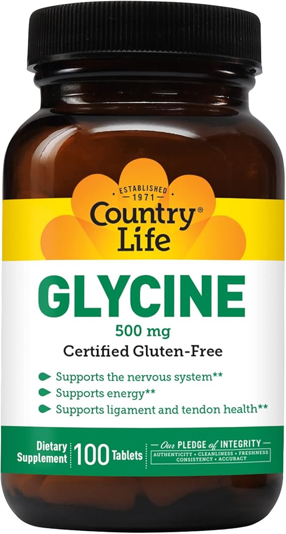 Country Life GLYCINE 500MG 100 Tablet