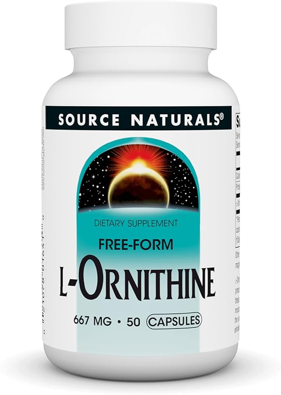 SOURCE NATURALS L-ORNITHINE 667MG CAPS 50C