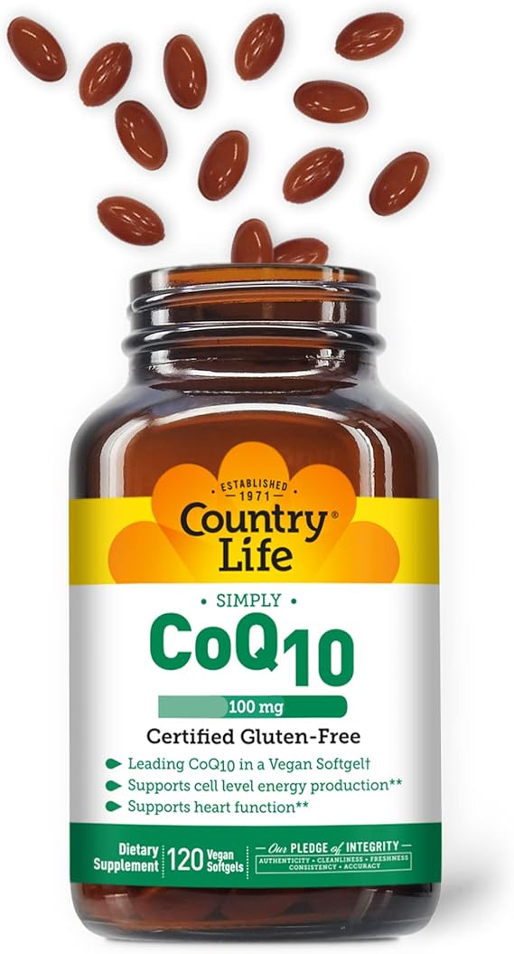 Country Life VEGAN COQ10 100MG 120 Softgel