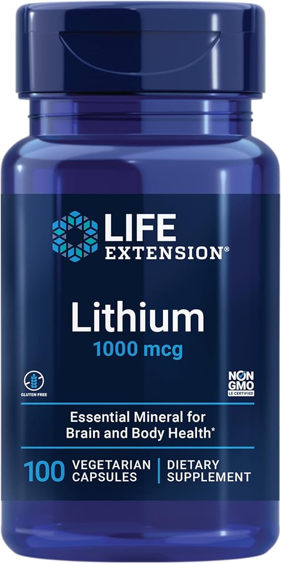 Life Extension Lithium 1000 mcg