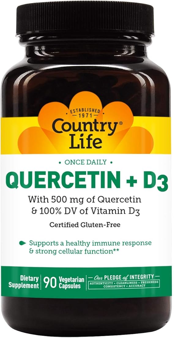 Country Life QUERCETIN + D3 90 Capsule