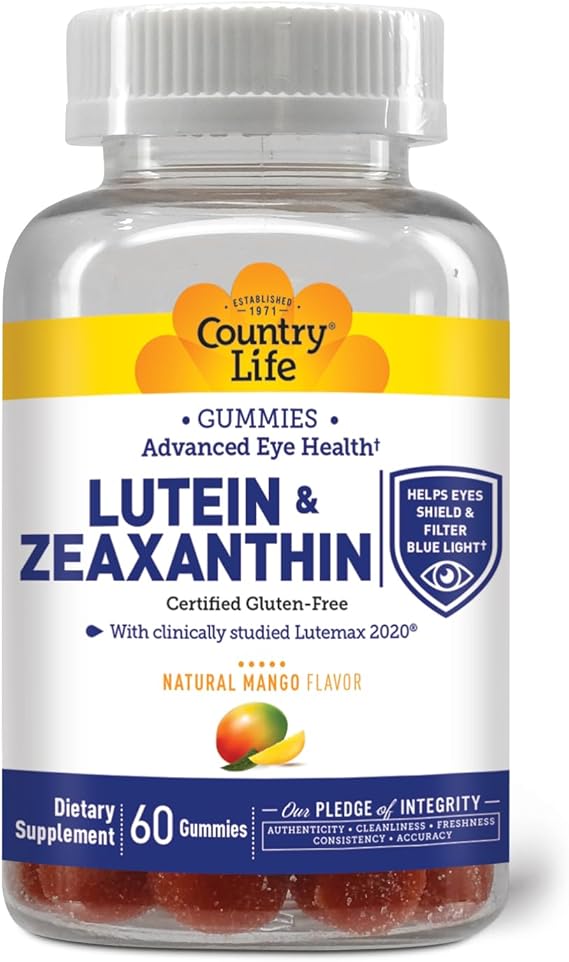Country Life LUTEIN + ZEAXANTHIN GUMMIES 60 Gummy