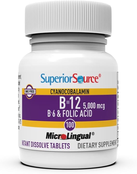 Advanced B-12 2,000 mcg B-6 2 mg / Folic Acid 600 mcg