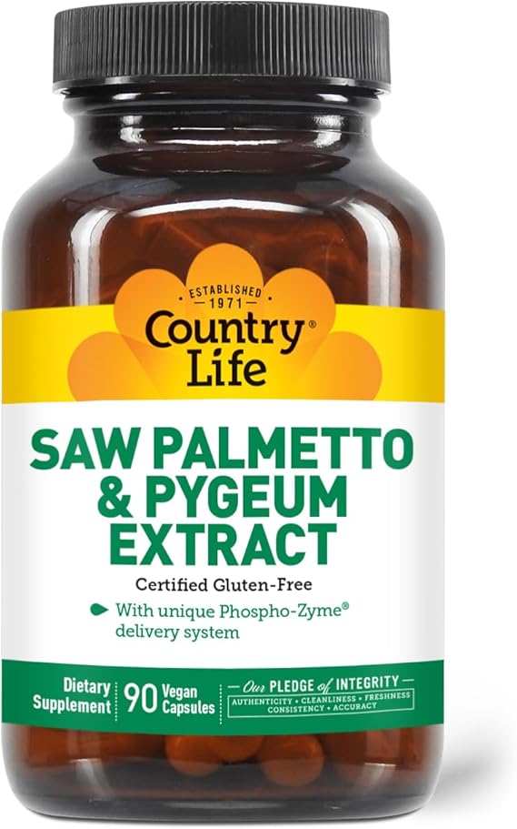 Country Life SAW PALMETTO & PYGEUM 90 Vegicaps