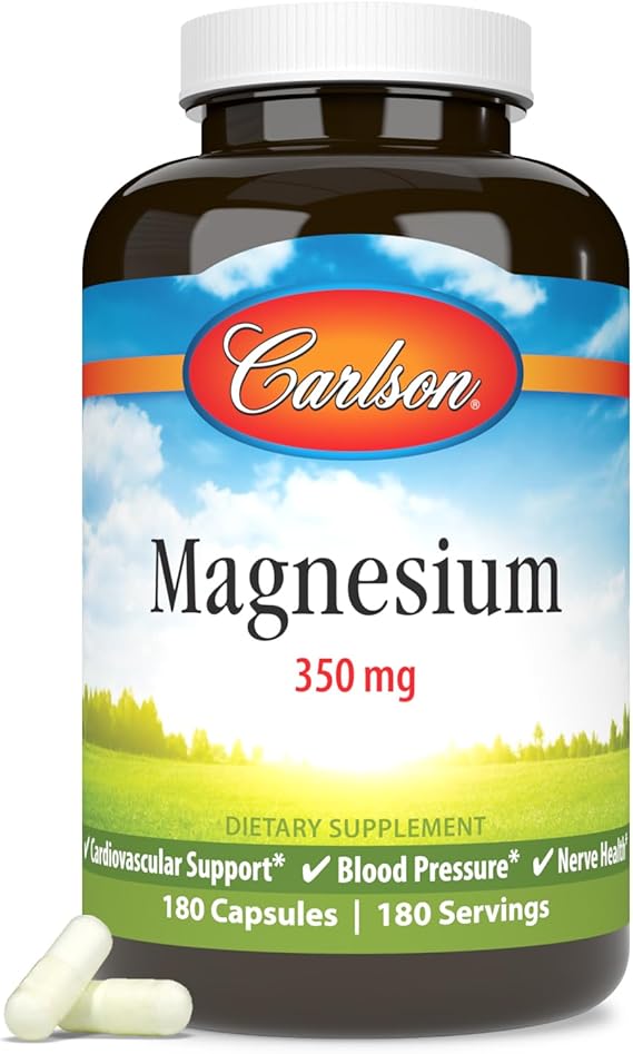 Carlson Magnesium Oxide 350 mg 180 caps