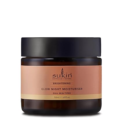 SUKIN NATURALS GLOW NIGHT MOISTURISER 1.69 OZ