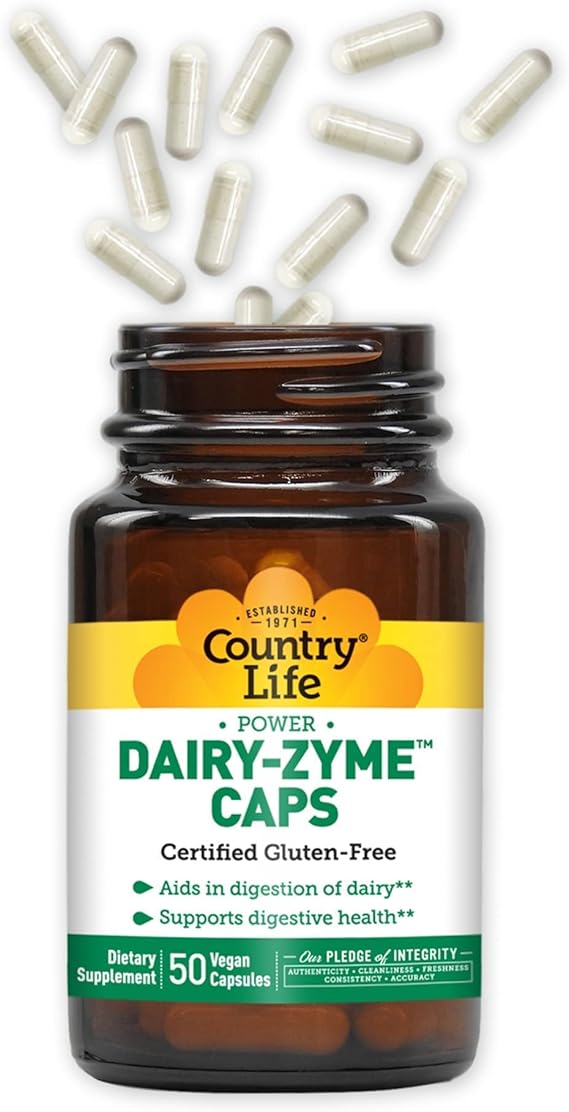 Country Life DAIRY ZYME 50 Vegicaps