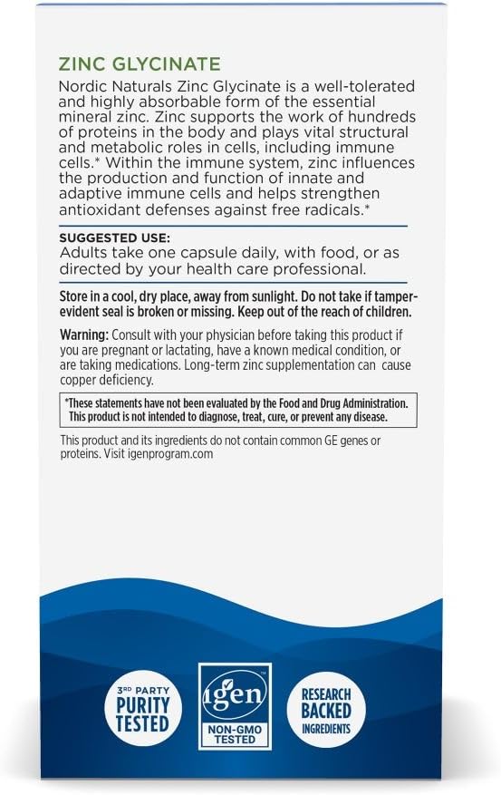 Nordic Naturals Zinc Glycinate