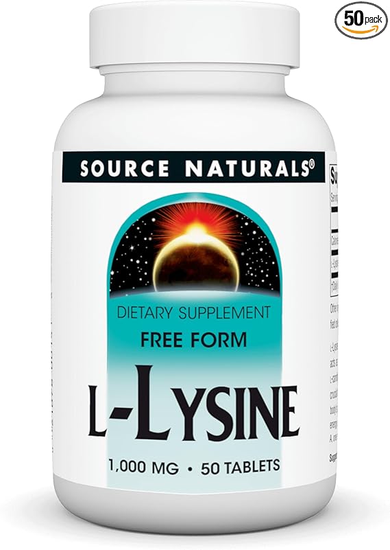 SOURCE NATURALS L-LYSINE TAB 1000MG 100T
