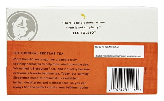 Sleepytime Peach Herbal Tea