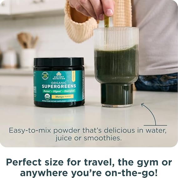 Organic Super Greens Mango Flavor