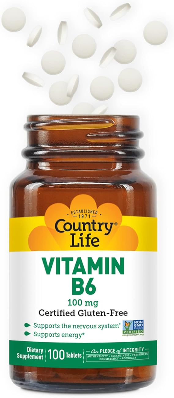 Country Life VITAMIN B-6 100MG 100 Tablet