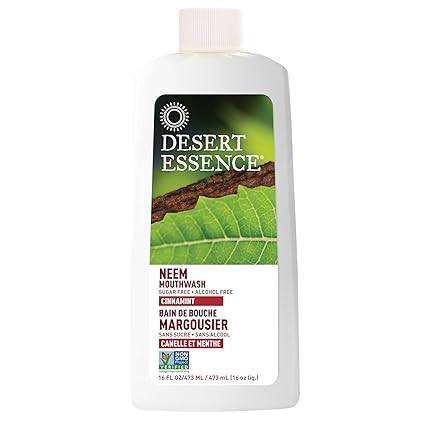 Desert Essence NEEM CINNAMINT MOUTHWASH 16 Liquid