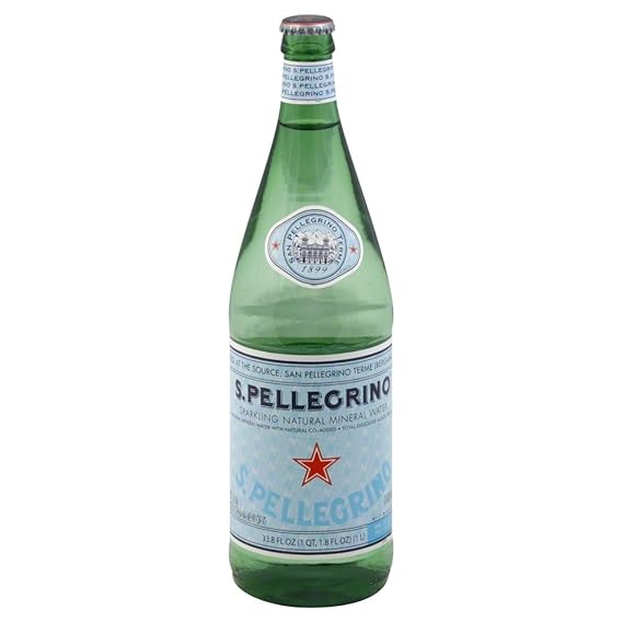 SAN PELLEGRINO Mineral Water, Glass 1 LTR