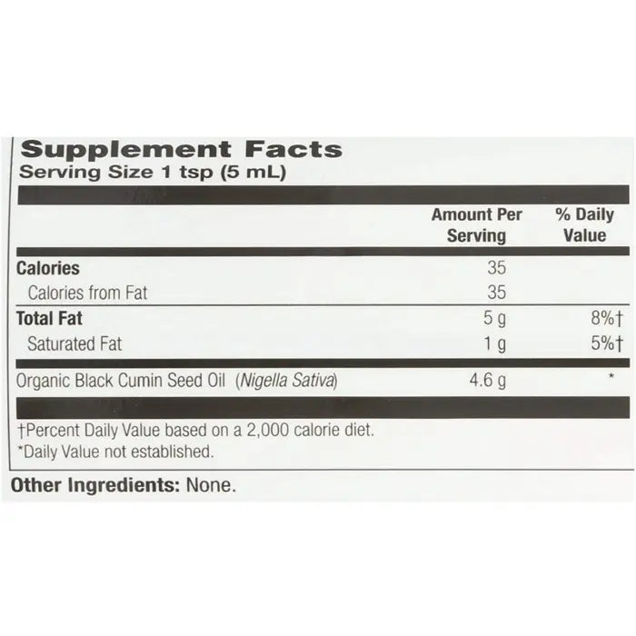 Heritage Store Black Seed Oil 8floz