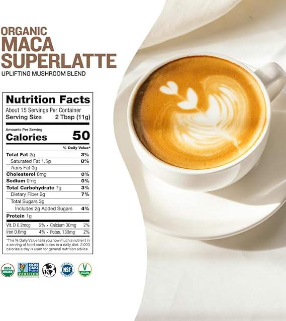 Sunfood SuperLatte, Maca 6oz