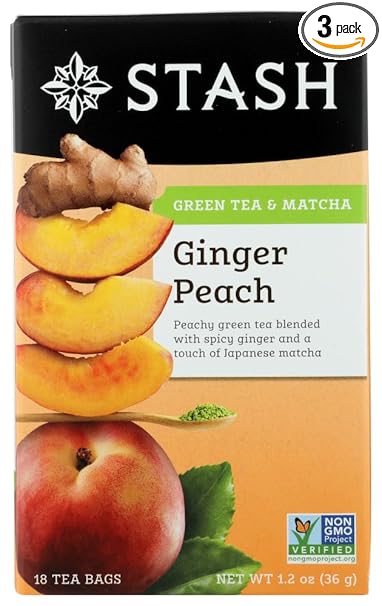 STASH TEA Ginger Peach with Matcha Tea 18 BAG