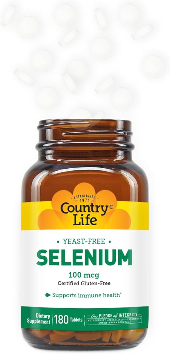 Country Life SELENIUM 100MCG 180 Tablet