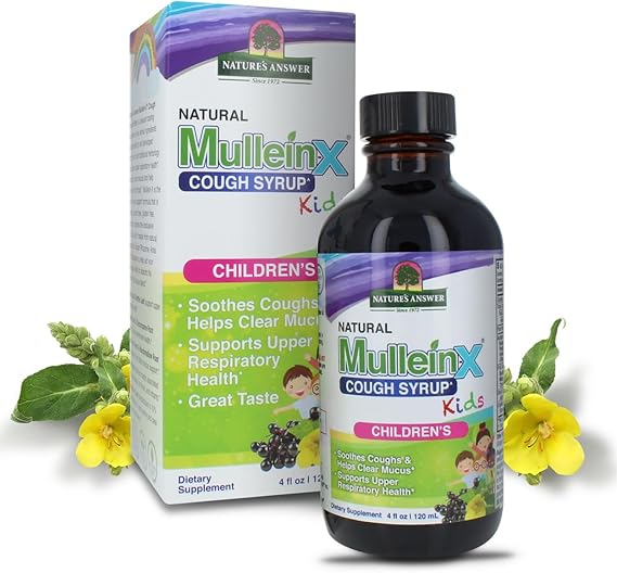 NATURE'S ANSWER MULLEIN-X COUGH KIDS 4OZ