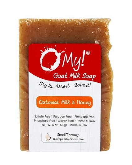 O MY! MEN'S GOAT MILK SOAP FRAGRANCE FREE 6OZ