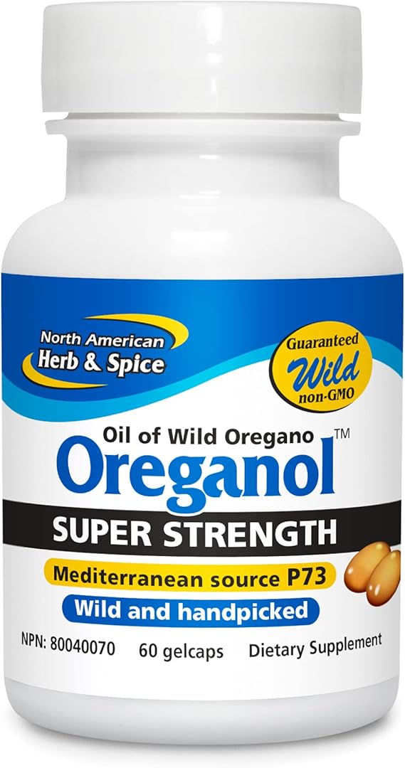 NORTH AMERICAN HERB & SPICE SUPER STRENGTH OREGANOL P73 60 CÁPSULAS DE GEL
