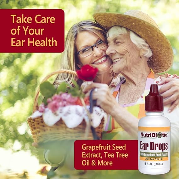 Ear Drops With Grapefruit Seed Extract Plus Tea Tree Oil 1 fl oz