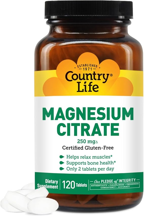 Country Life MAGNESIUM CITRATE 250MG 120 Tablet