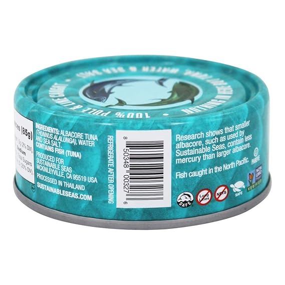SUSTAINABLE SEAS Chunky Albacore Tuna 5 OZ