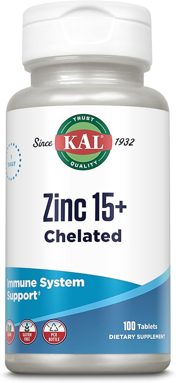 Kal Zinc 15+ Chelated 100CT Tablet