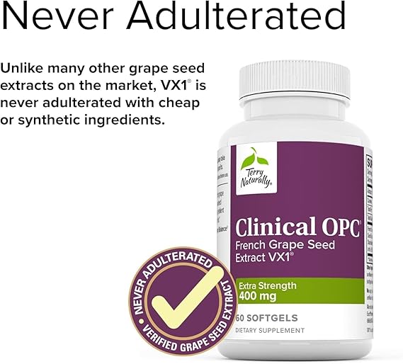 Clinical OPC Grape Seed Extract 60 Softgels