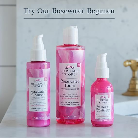 Heritage Store Rosewater Facial Mist 4floz