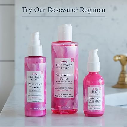 Heritage Store Rosewater Cleanser 4floz