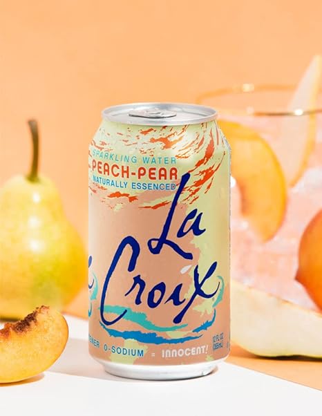 LACROIX Peach-Pear Sparkling 12 OZ