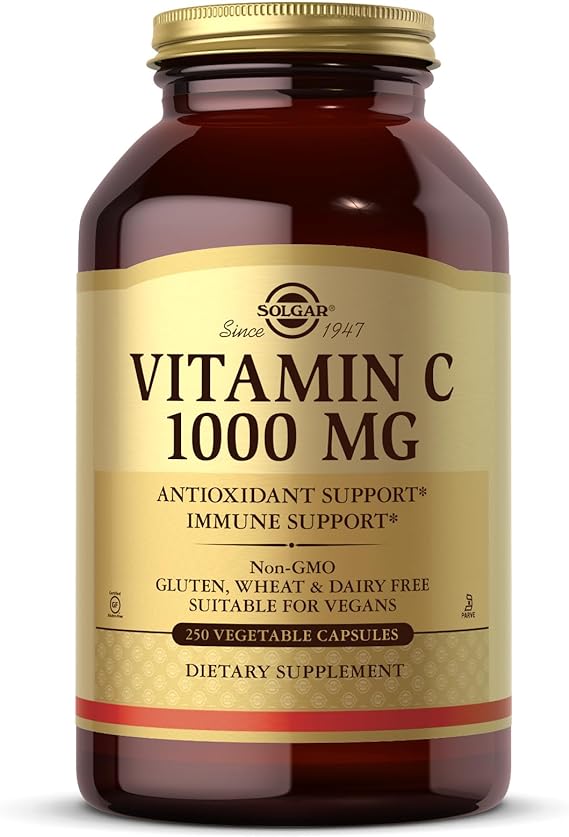 Solgar Vitamin C 1000 mg Vegetable Capsules 250V cap