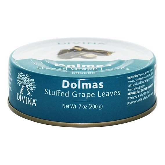 DIVINA Dolmas, Stuffed Grape Leaves 12/7 OZ