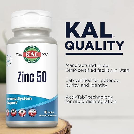 Kal Zinc 50 60CT Tablet