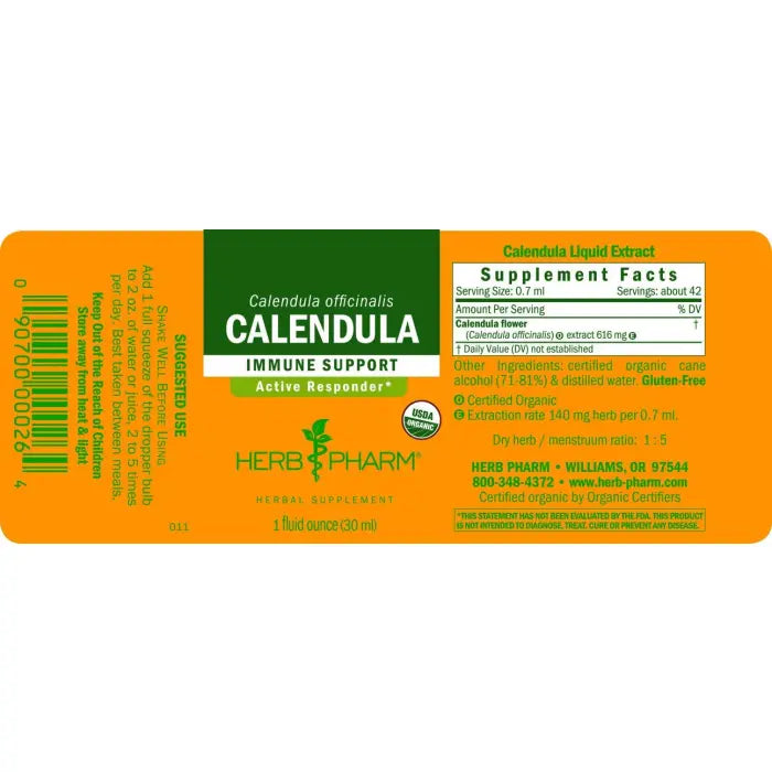 Herb Pharm CALENDULA EXTRACT 1 oz
