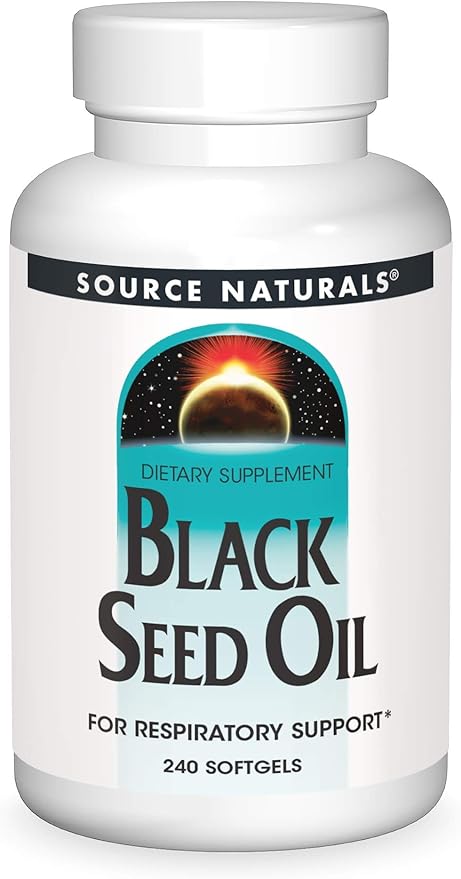 SOURCE NATURALS BLACK SEED OIL 500MG 240SG