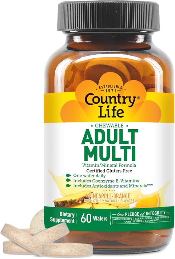 Country Life ADULT CHEWABLE MULTI 60 Tablet
